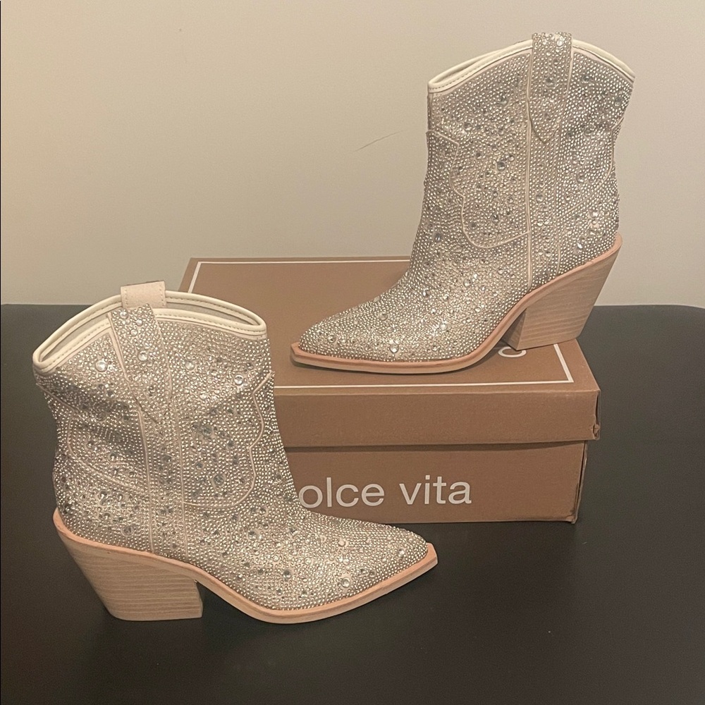 Dolce Vita Nashe Rhinestone Crystal Women’s 5.5 JB